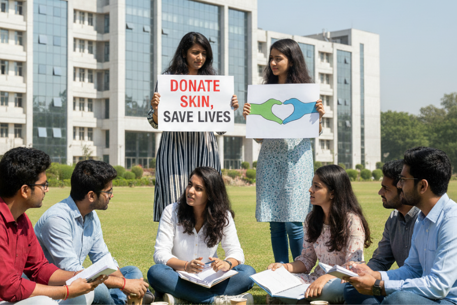 BREAKING MYTHS ABOUT SKIN DONATION